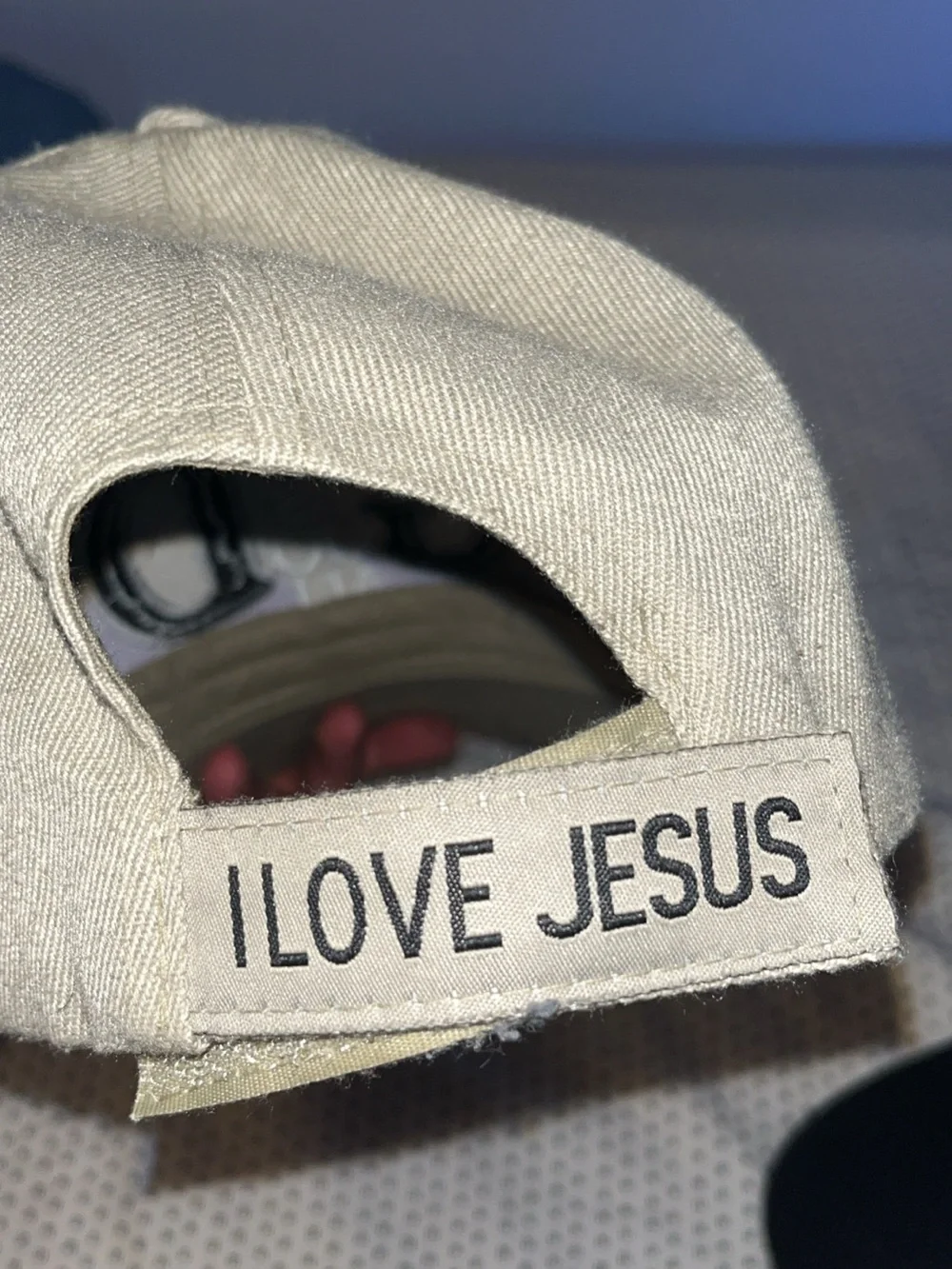 Undesignated Beige 'God Is Good All The Time' Baseball Cap